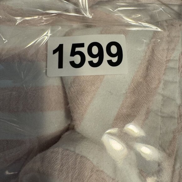 Jane Delancy Womens Striped Button Up Shirt Size 3X Long Sleeve Cotton Oversized - Picture 7 of 7